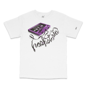 
                  
                    Load image into Gallery viewer, Purple Tape-Hashstoria T-Shirt
                  
                